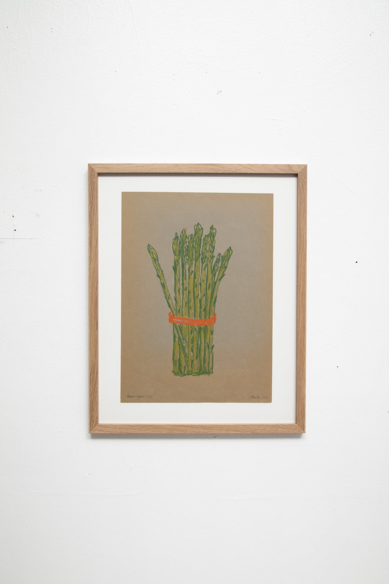 Art Problems (ASPARAGUS #2 16x20” Framed)