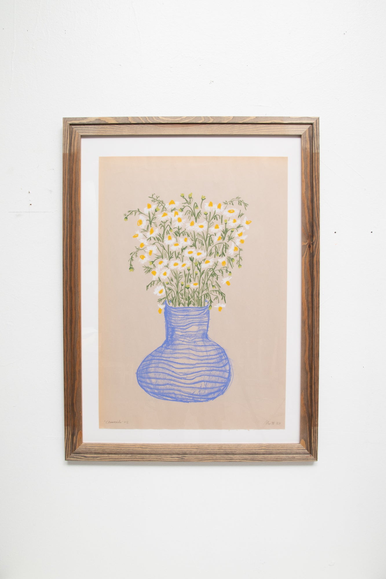 Art Problems (CHAMOMILE #2 20x28” Framed)