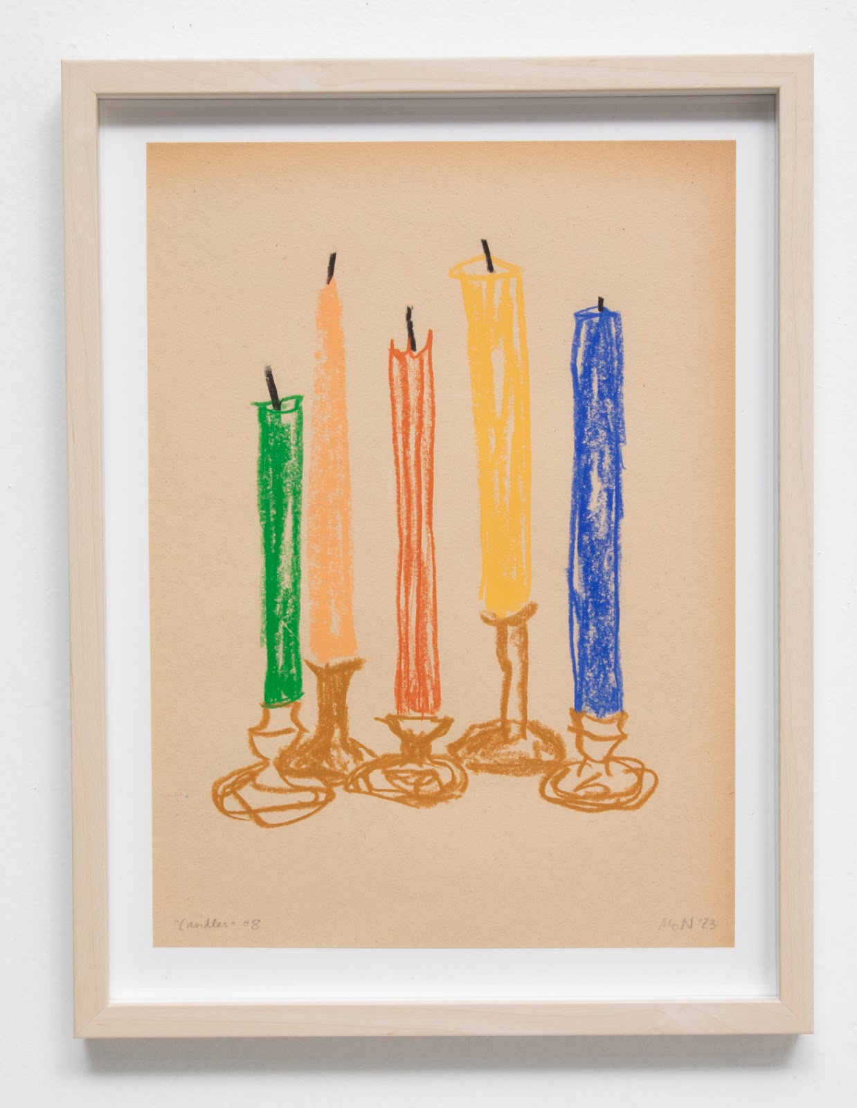 Art Problems (CANDLESTICKS #7 12x16” Framed)