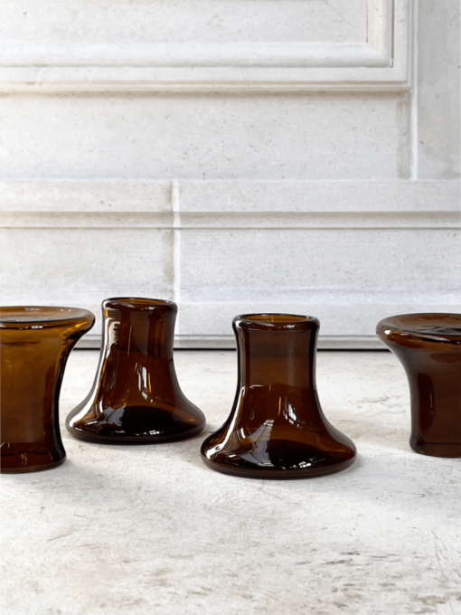 Porte Bougie Dark Brown