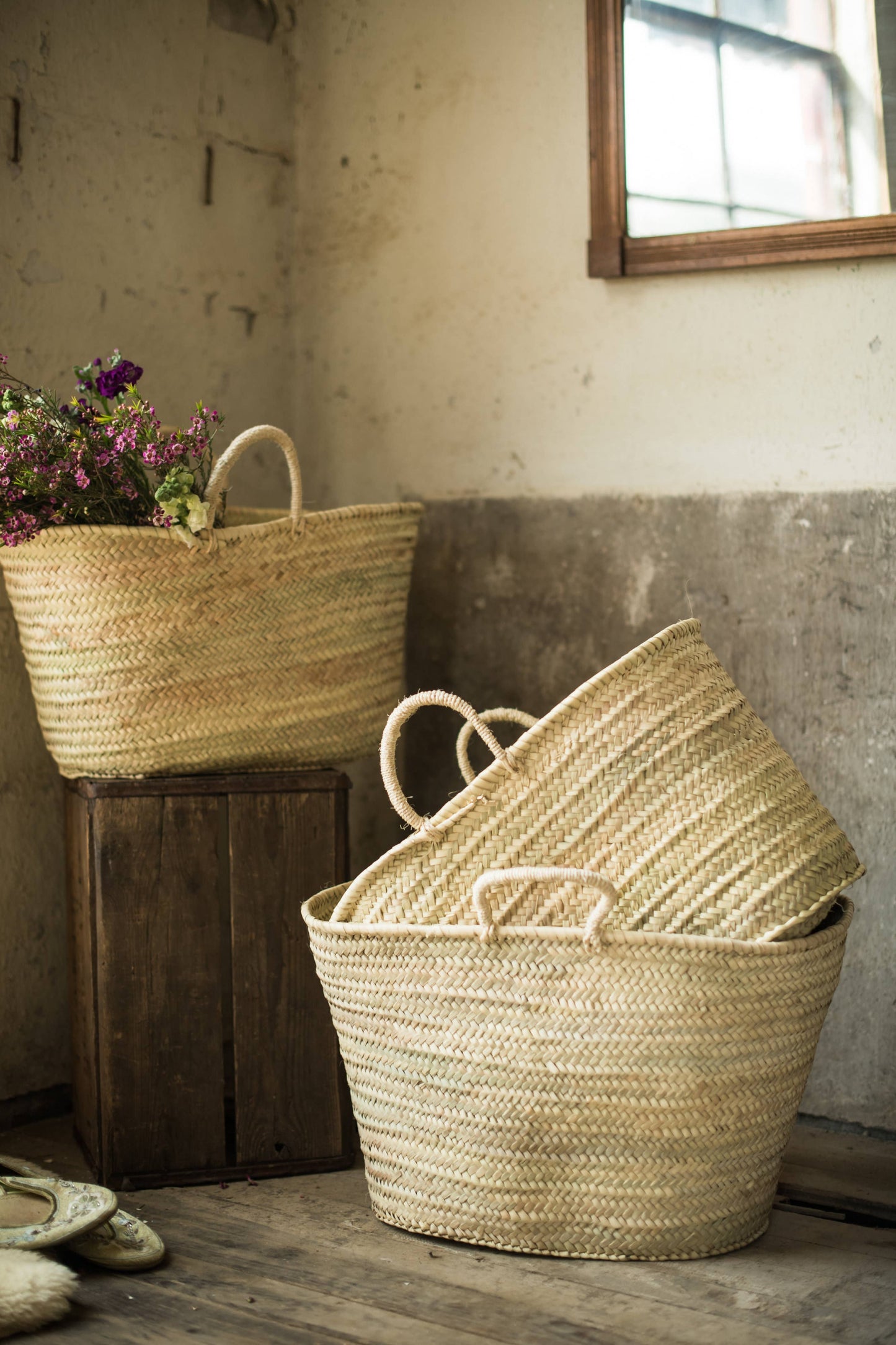 Sisal Handled basket