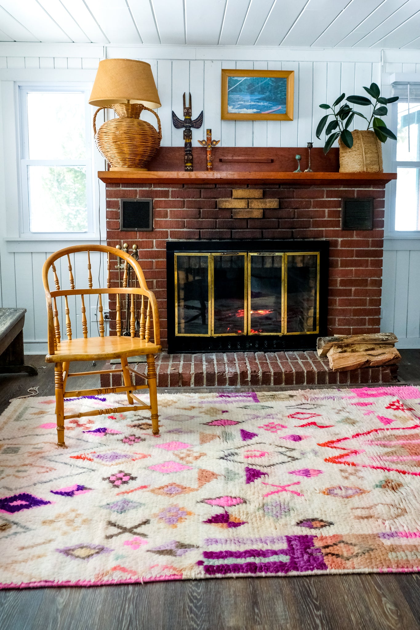 Moroccan Mrirt Beni Ourain Rug (5'4 x 9')