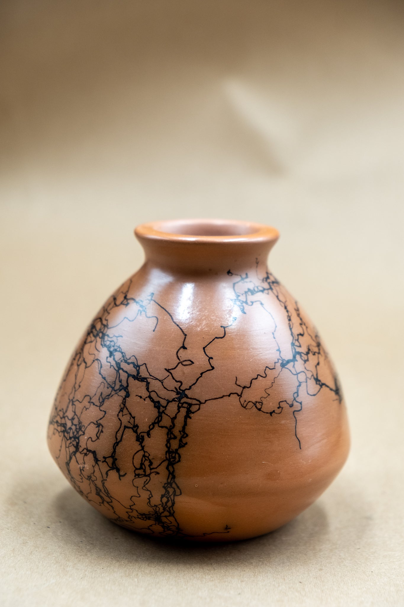 Horse Hair Pottery (Pair)