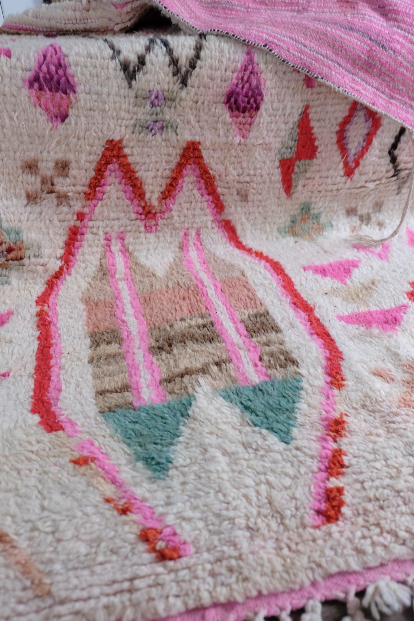 Moroccan Mrirt Beni Ourain Rug (5'4 x 9')
