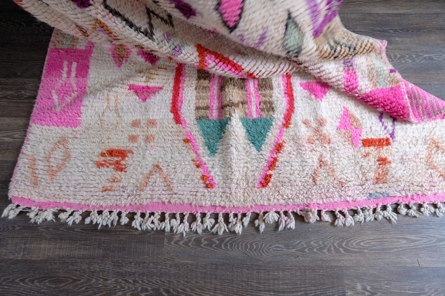 Moroccan Mrirt Beni Ourain Rug (5'4 x 9')