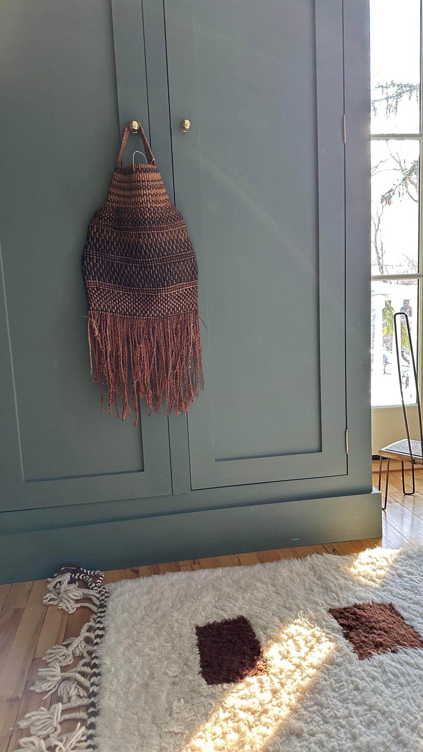 Moroccan Handmade Wool Rug with Fringes(8' x 10')