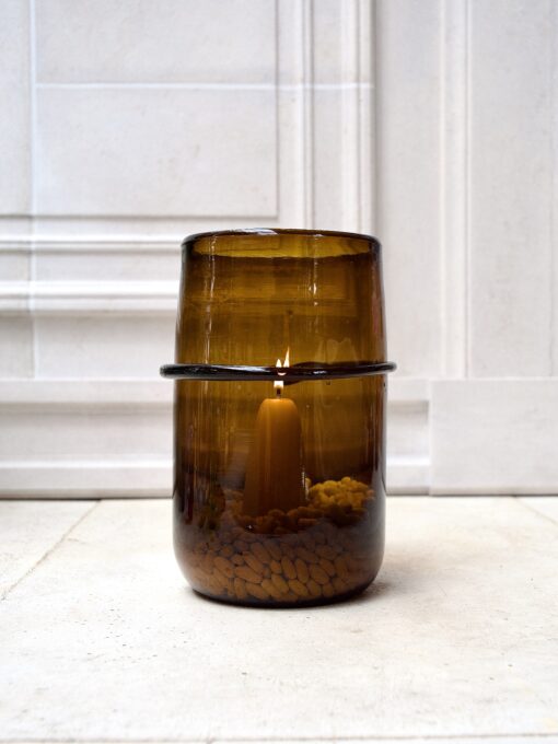 Vase Taka Dark Brown