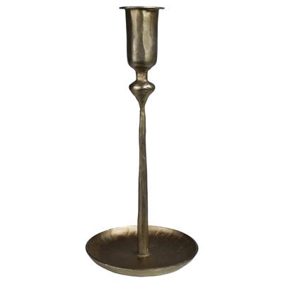 Percy Candlestick, Brass - Lrg