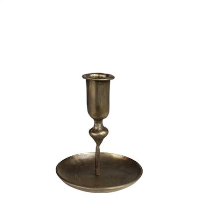 Percy Candlestick, Brass - Sm