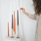 Taper Candles - Pair TERRACOTTA