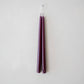 Taper Candles - Pair Magenta