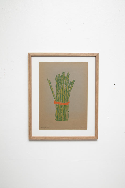 Art Problems (ASPARAGUS #2 16x20” Framed)