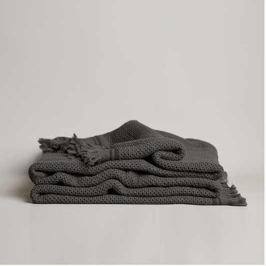 Nurture Throw | Charcoal