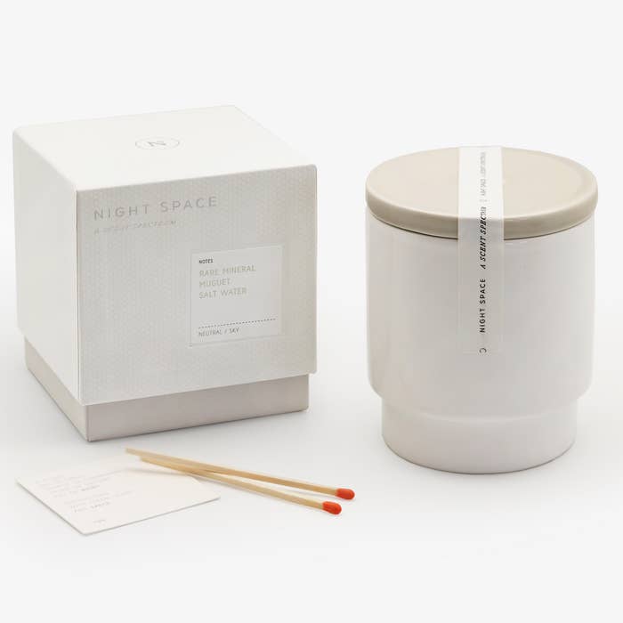 Night Space Candle - Warm Grey