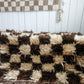 Vintage Lambswool Moroccan Rug (4'x 5'3')