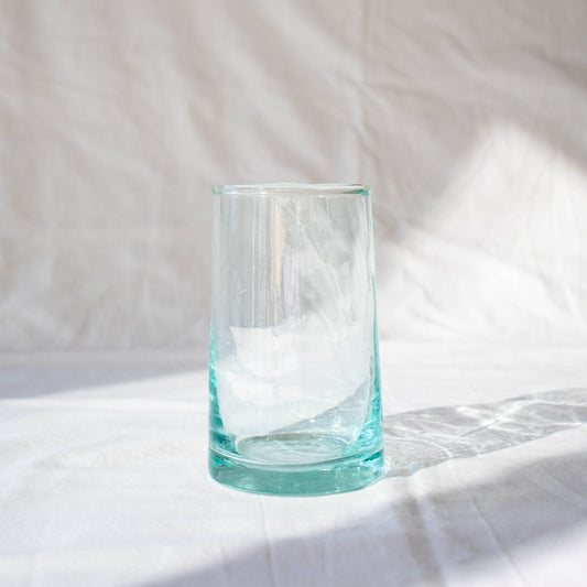 Moroccan Tumblers Narrow - 100% Hand blown Recycled Glass