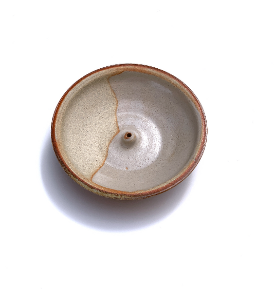 Stoneware Incense Burner - Shino